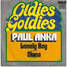PAUL ANKA - Lonely boy / Diana